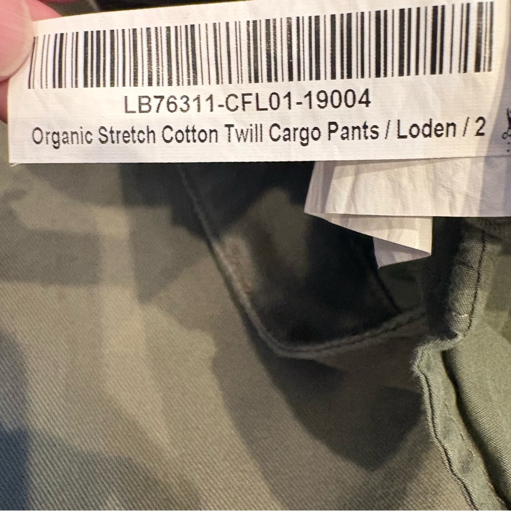 Quince Organic Stretch Cotton Twill Cargo Pants Size 2  Utility wide leg - Picture 9 of 10